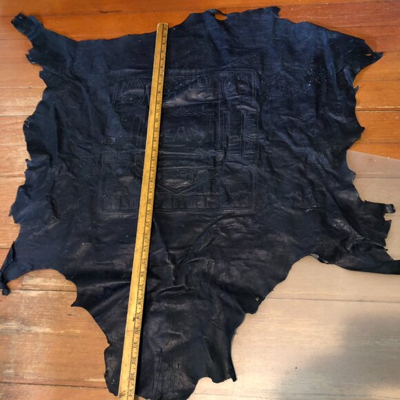 U.S. Naval Academy Dyed Leather Pennant Circa 1930’s - Picture 8 of 9